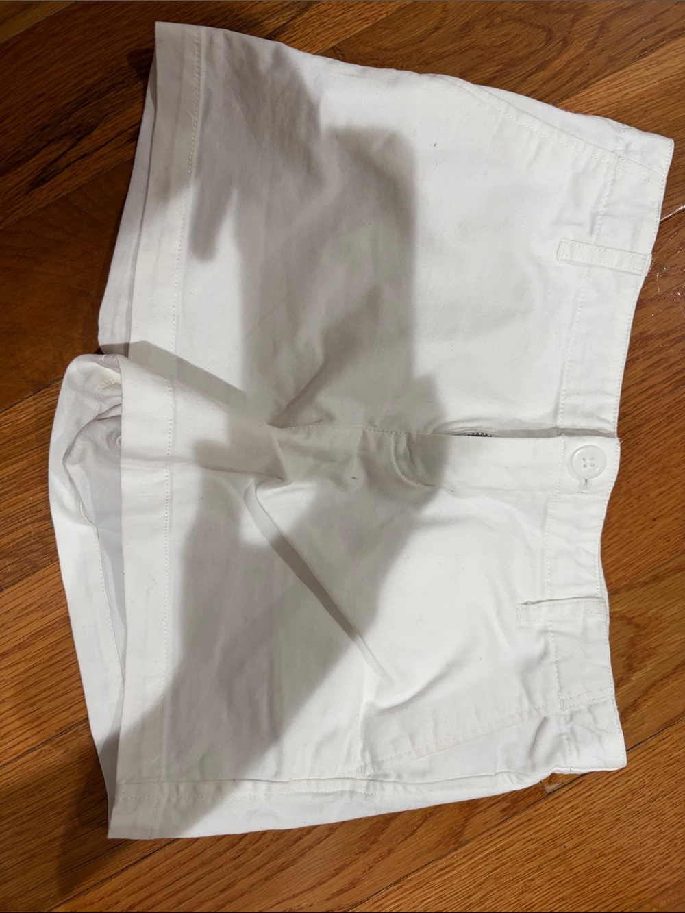 Ralph Lauren White Women's Shorts with Belt Loops